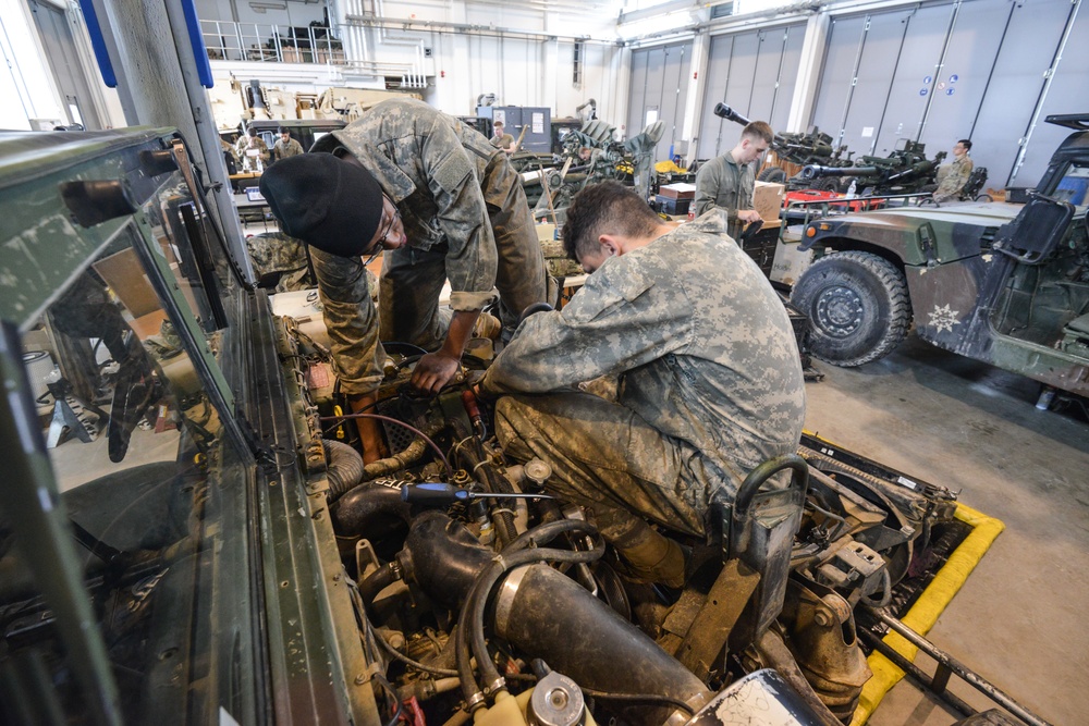 4-319th AFAR conduct maintenance