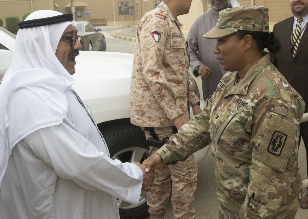 First Deputy Prime Minister and Minister of Defense Kuwait visits Camp Arifjan