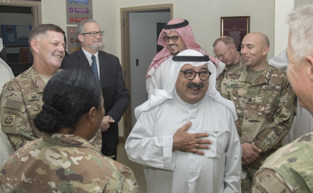 First Deputy Prime Minister and Minister of Defense Kuwait visits Camp Arifjan