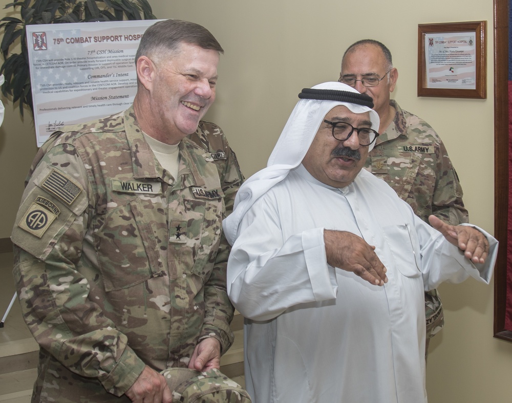 First Deputy Prime Minister and Minister of Defense Kuwait visits Camp Arifjan