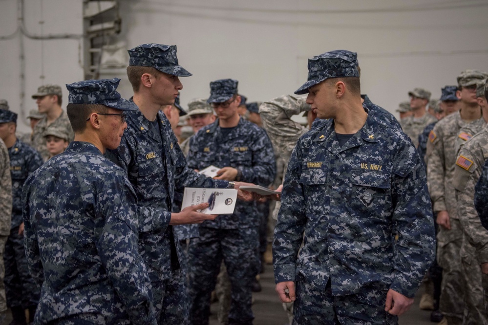 DVIDS - Images - Cadets and midshipmen take a tour of GHWB. [Image 3 of 4]