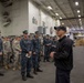 Cadets and midshipmen take a tour of GHWB.