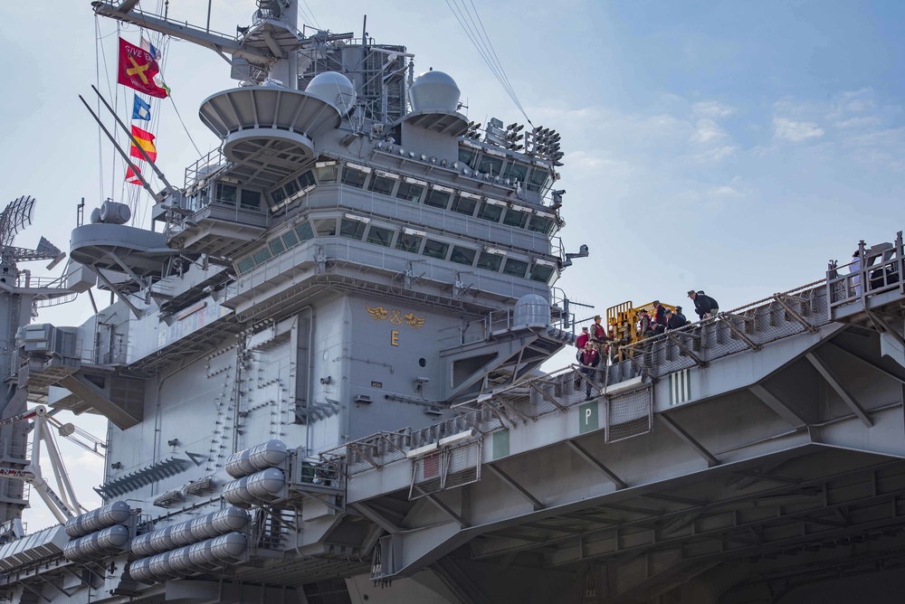 USS Harry S. Truman (CVN 75) deploys.