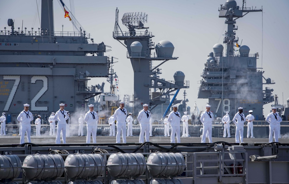 USS Harry S. Truman (CVN 75) deploys.