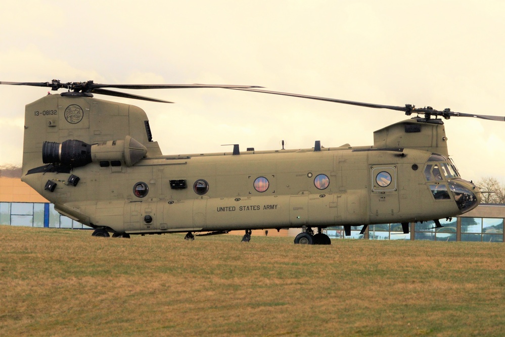 Routine Training Day at the Katterbach Army Airfield