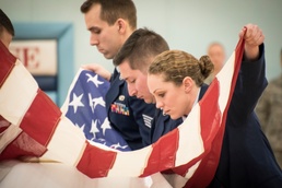 Wright Patterson Graduates 10 New Honor Guard Members in the Ohio Air National Guard and Air Forcee Reserve