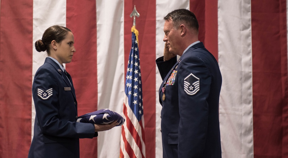 Contingency Response Airman retires after 32 years of service