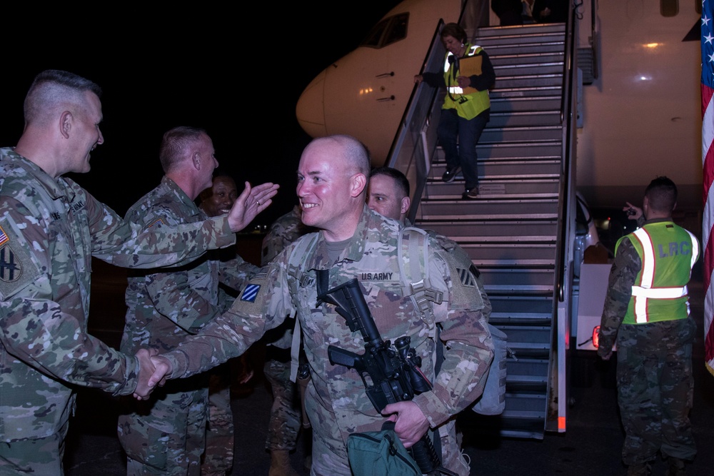 Second wave of 3rd ID HQ Soldiers return home from Afghanistan