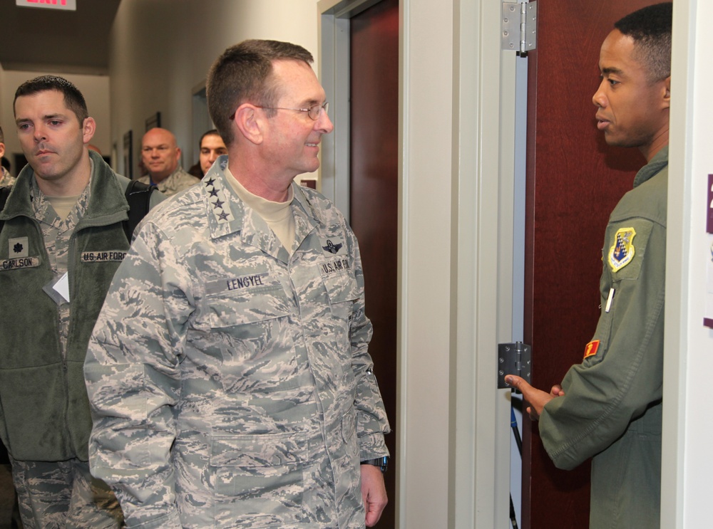 Chief of National Guard visits 111th Attack Wing