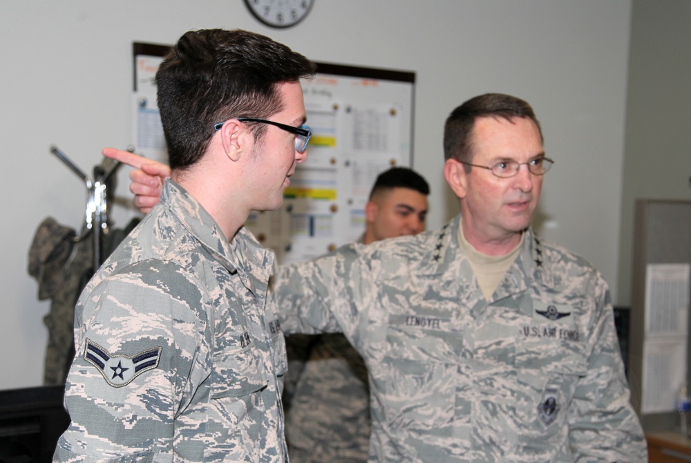 Chief of National Guard visits 111th Attack Wing