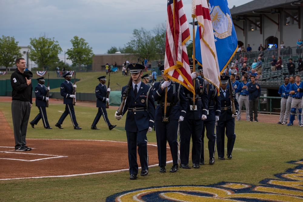 Maxwell AFB Honor Guard demonstration