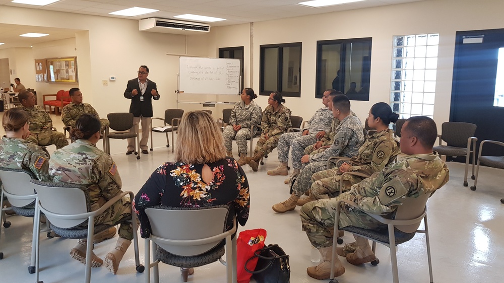 RED CROSS CONDUCTS RECONNECTION WORKSHOP FOR ARMY RESERVE SOLDIERS