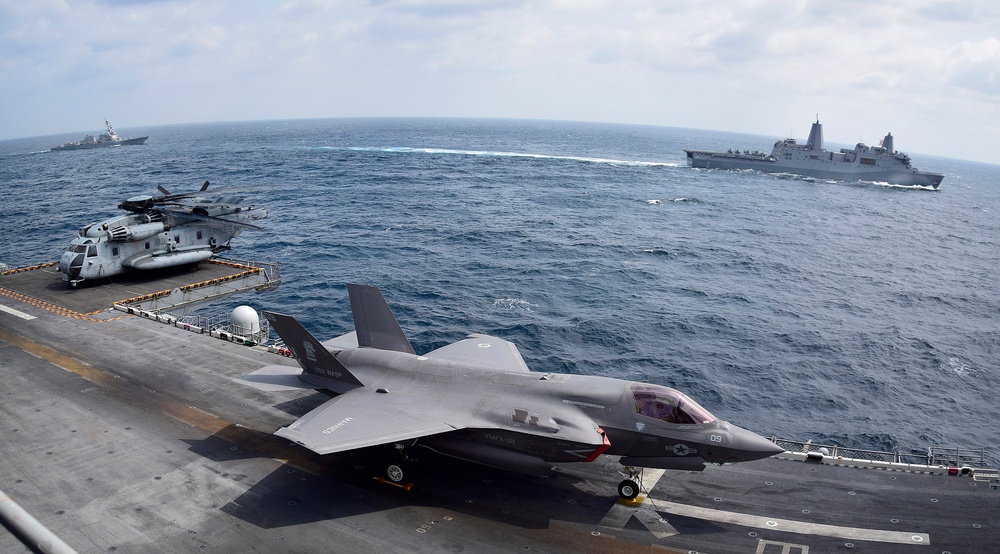 The Wasp Expeditionary Strike Group is conducting a regional patrol in the Indo-Pacific region.