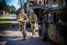 Tactical road march initiates enchanced Forward Presence rotation