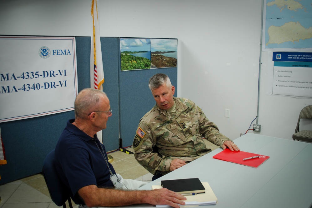 USACE chief of engineers receives update on mission in Saint Croix