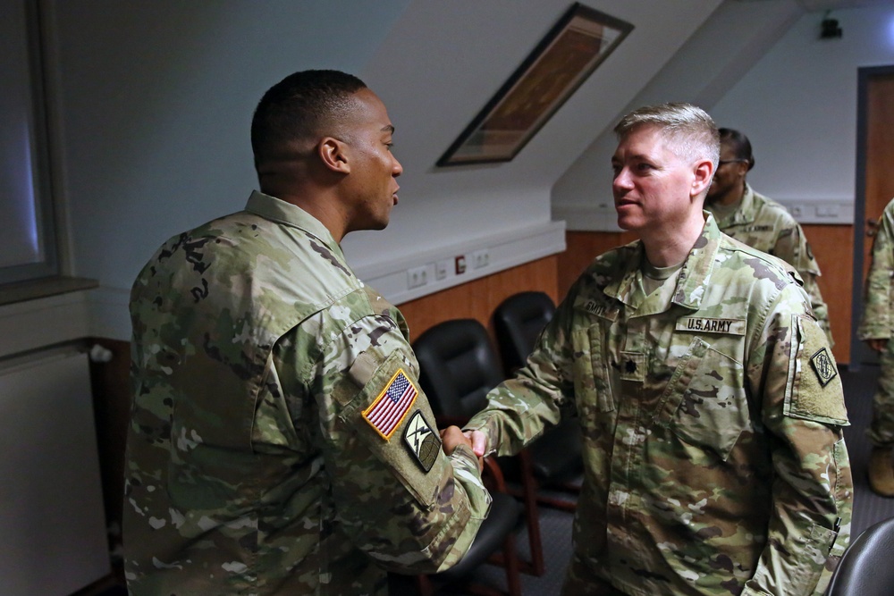 Moore promoted to first sergeant
