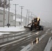 Spring snow removal at Fort McCoy
