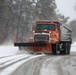 Spring snow removal at Fort McCoy