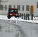 Spring snow removal at Fort McCoy