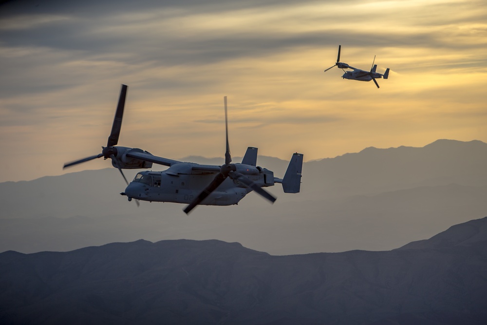 Raided: Ospreys conduct long range raid training