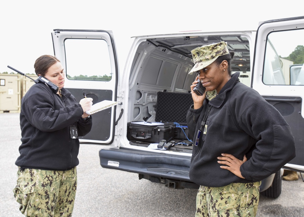 Navy Expeditionary Combat Command (NECC), test Iridium satellite phones