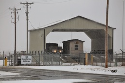Equipment movement at Fort McCoy Draw Yard