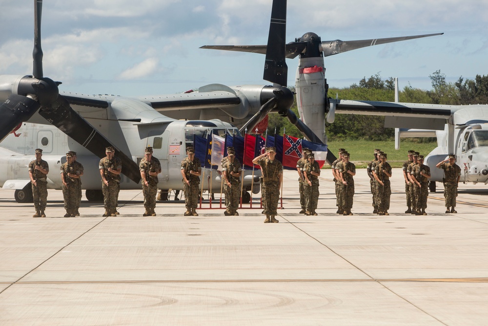 VMM 268 Change of Command