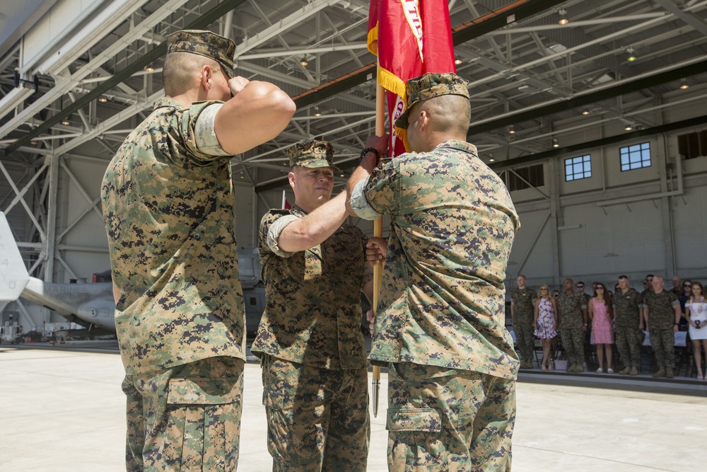 VMM 268 Change of Command