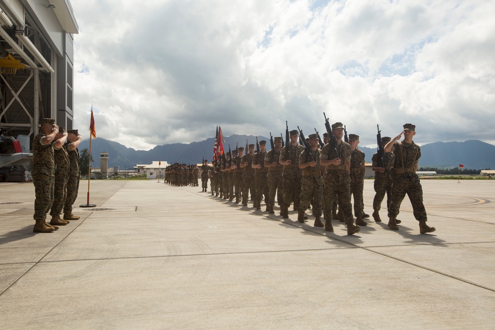 VMM 268 Change of Command