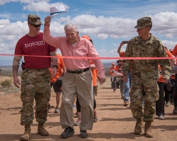 Ben Skardon crosses the finish line