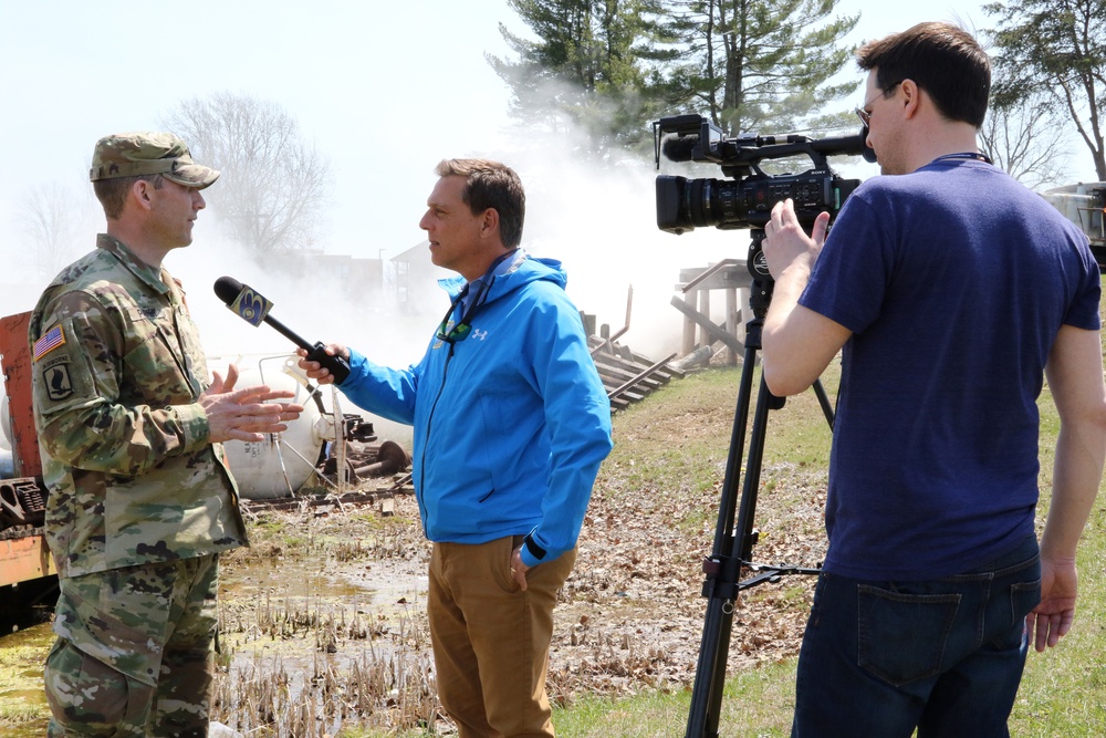 Michigan media gets scoop on Guardian Response 18