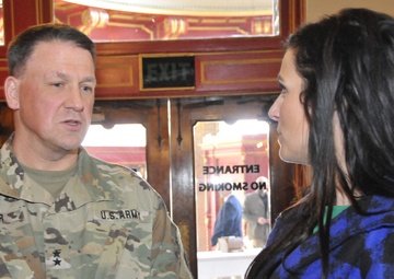 Taya Kyle speaks to the Terre Haute Community