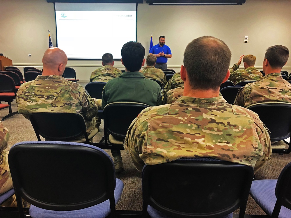 AFW2 briefs 492nd Special Operations Wing at Duke Field