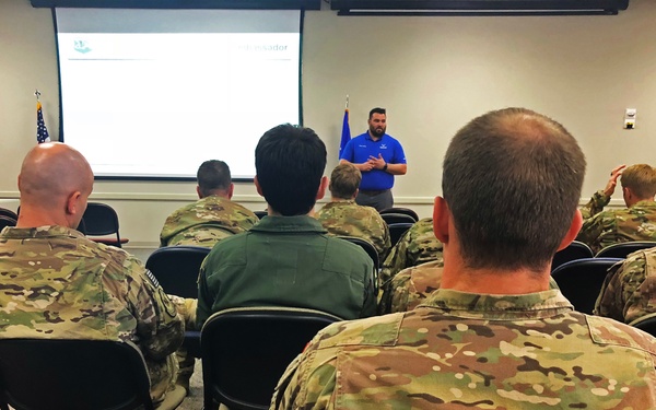 AFW2 briefs 492nd Special Operations Wing at Duke Field