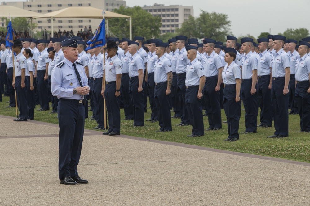 Air Force Vice Chief of Staff General Stephen W. Wilson visits JBSA-Lackland