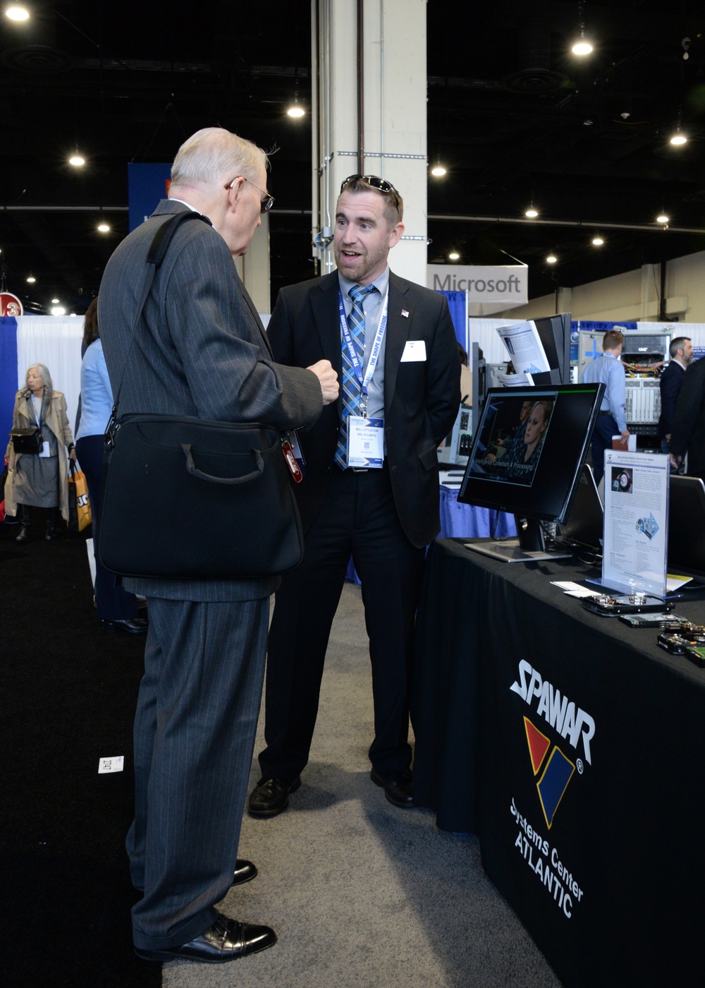 Navy Information Warfare Pavilion at SAS 2018