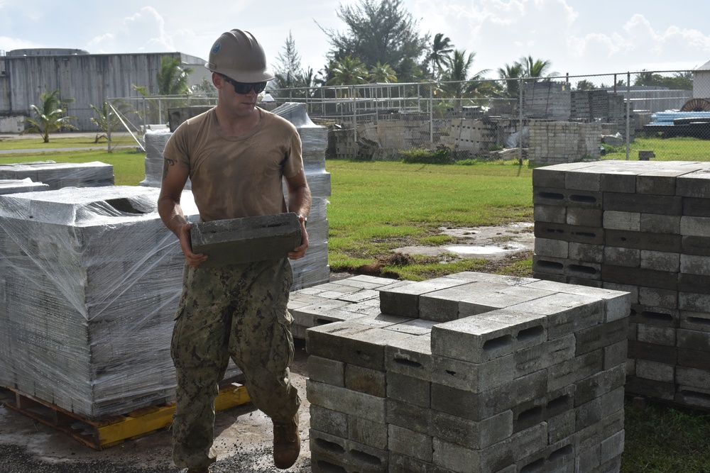 Naval Mobile Construction Battalion (NMCB) 11 Construction Civic Action Detail Marshall Islands April 13th 2018