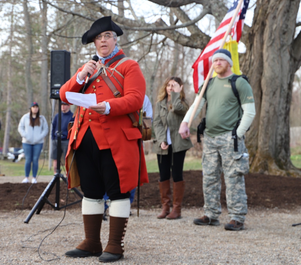 Tough Ruckers raise money for military families while rucking on the battle roads of the Revolutionary War