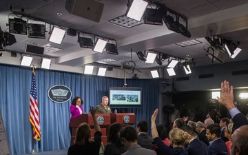 Pentagon Spokeswoman press brief