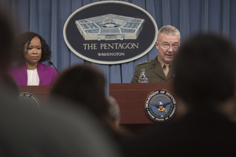 Pentagon Spokeswoman press brief