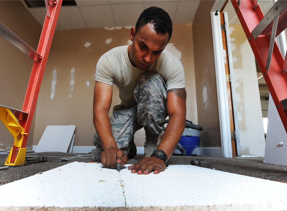 509th CES: Airmen in the attic