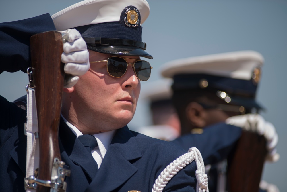 Joint Service Drill Team Exhibition Takes Place at Jefferson Memorial