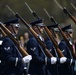 Joint Service Drill Team Exhibition Takes Place at Jefferson Memorial