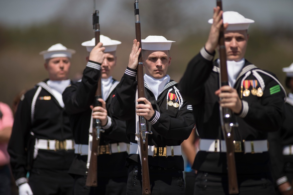 Joint Service Drill Team Exhibition Takes Place at Jefferson Memorial