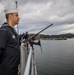 USS Pearl Harbor Arrives In Victoria, British Colombia