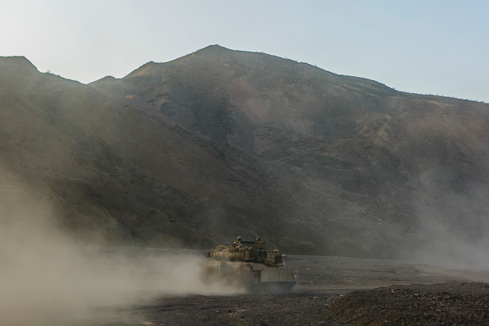 Tank Platoon enhances marksmanship skills during live-fire training