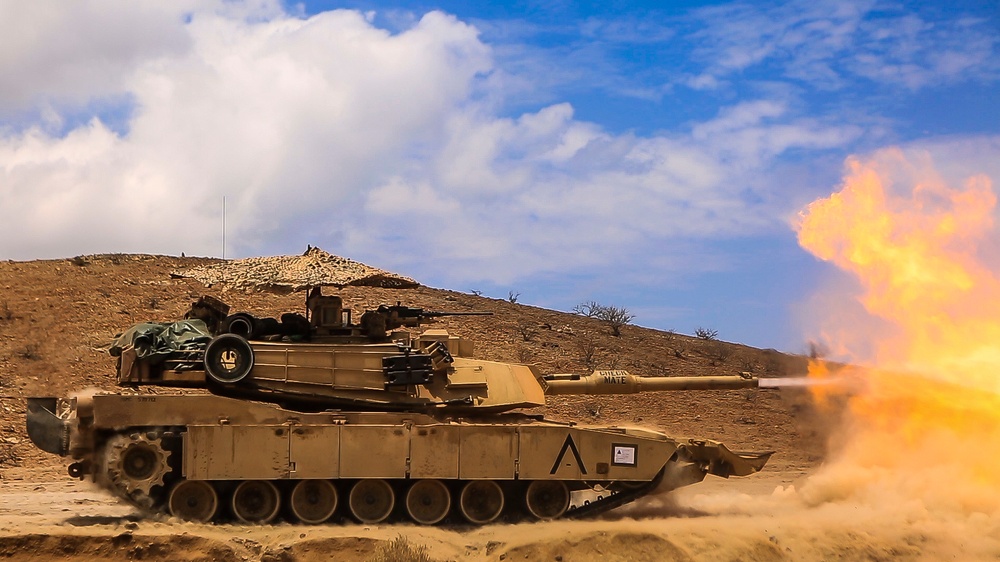 Tank Platoon enhances marksmanship skills during live-fire training