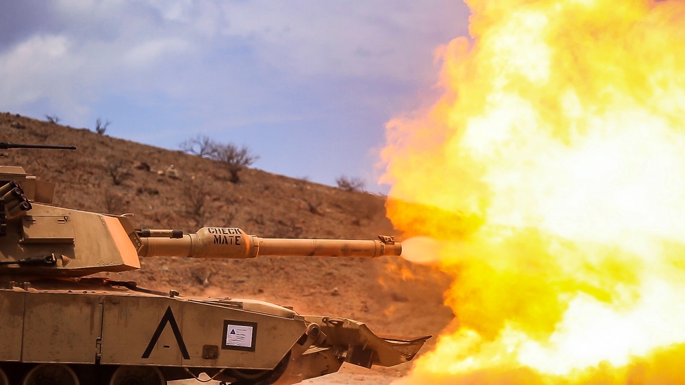 Tank Platoon enhances marksmanship skills during live-fire training