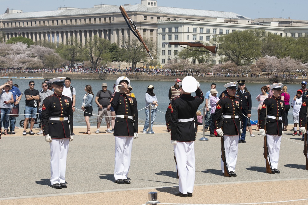 Cherry Blossom Festival Joint Service Drill Team Exhibition