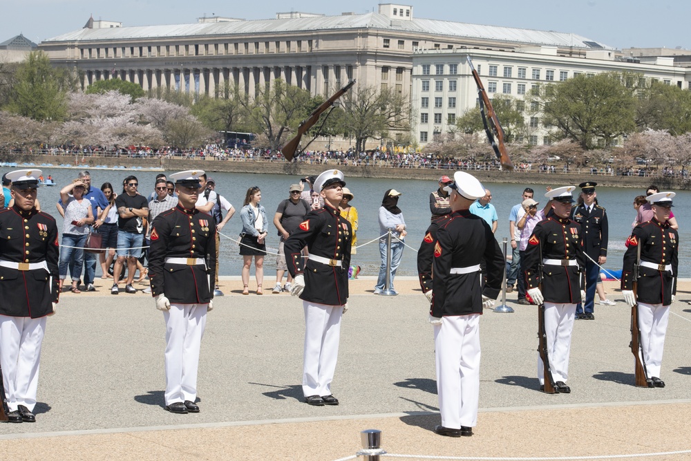 Cherry Blossom Festival Joint Service Drill Team Exhibition